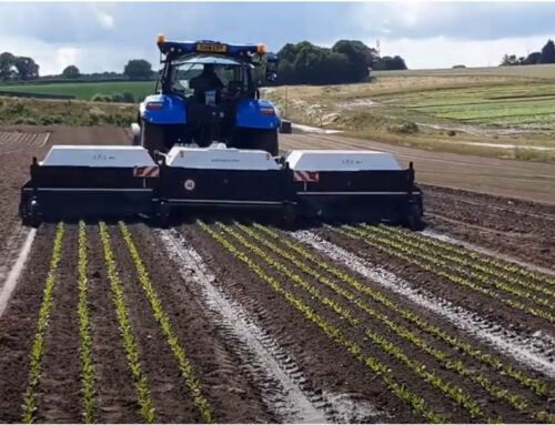 Watch VCS agronomy showcase the Ecorobotix spot sprayer at the British Leafy Salads Demo Day